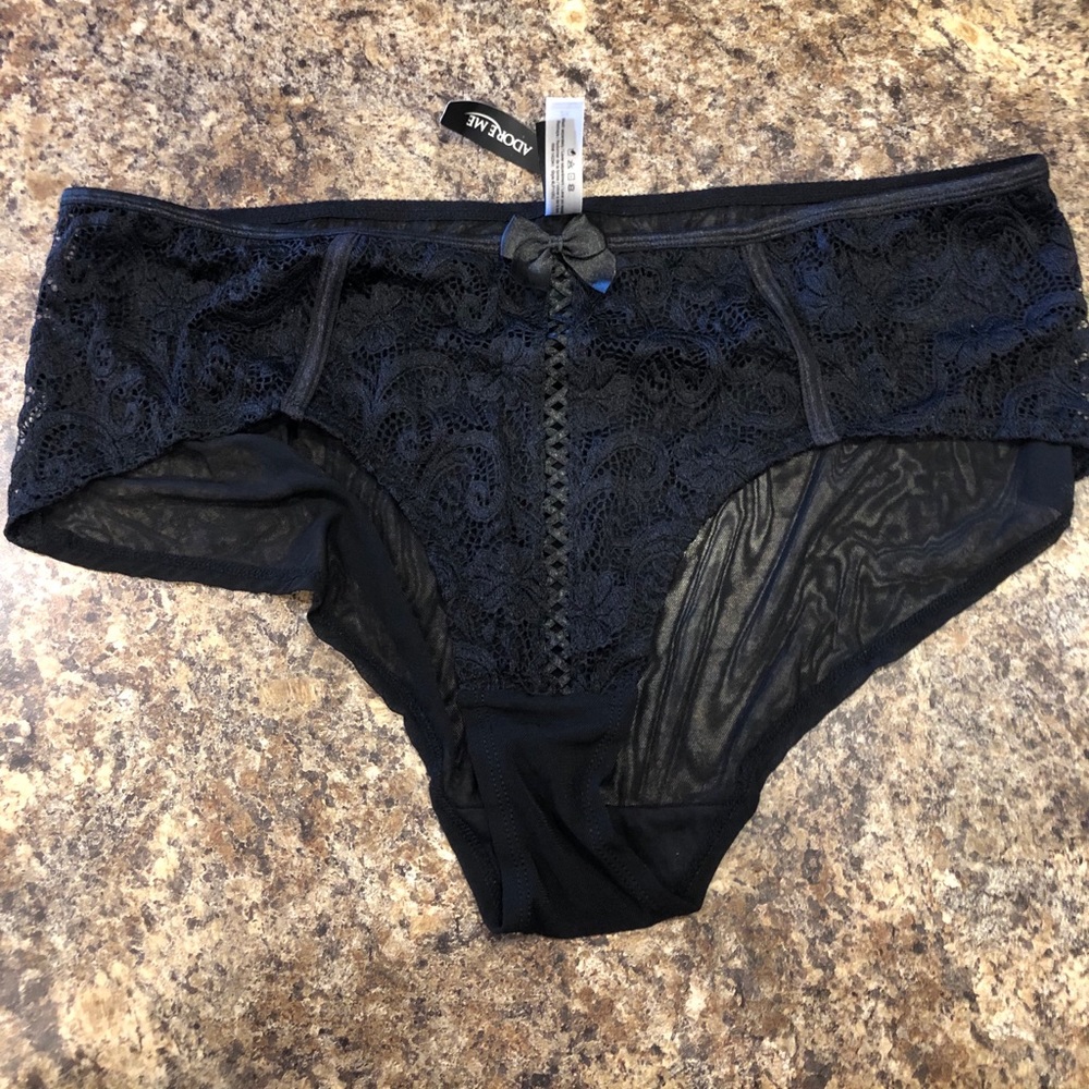 Adore Me Black Panty